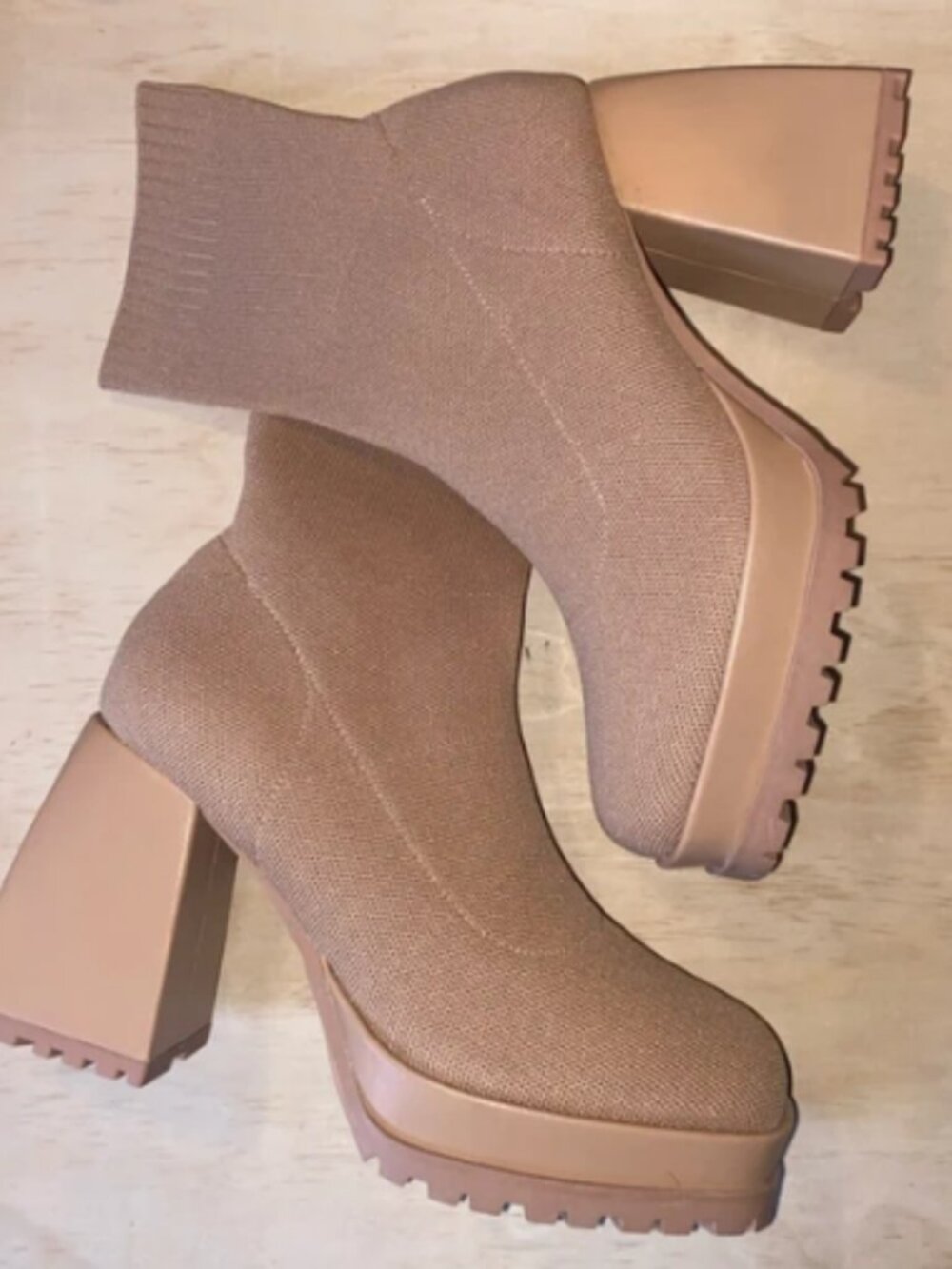 sock boots platform chunky